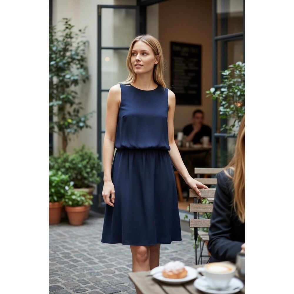 NWT Banana Republic Navy Dress size 12